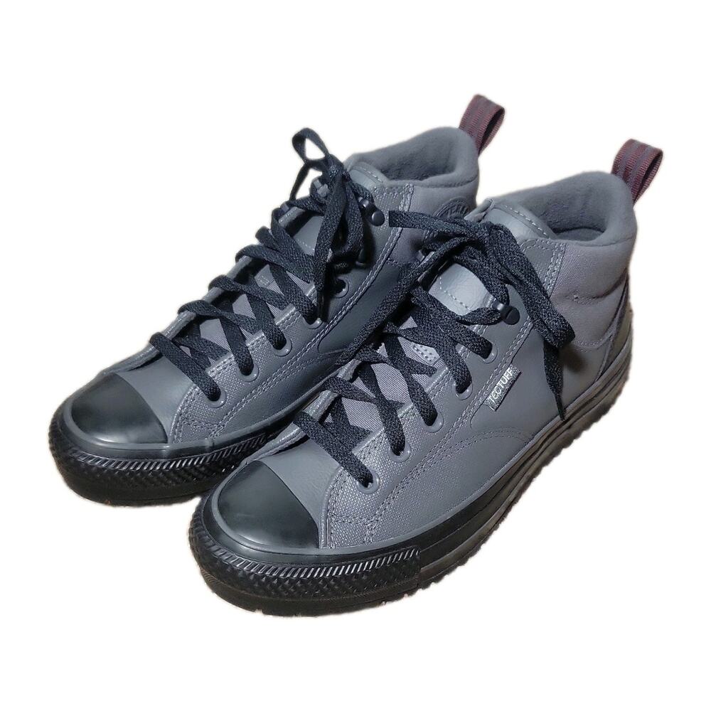 Converse All Star TECTUFF Shoes M Sz 8/W Sz 10 Gray Faux Fleece Lined Sneakers